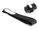 Delock Klettkabelbinder Schwarz 457 mm x 25 mm 5 Stück