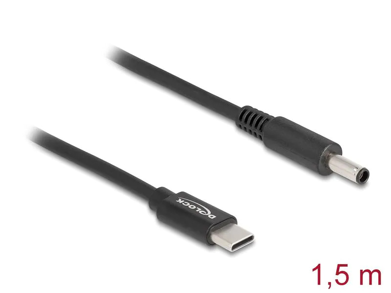 Delock Ladekabel USB-C zu Dell 4.5 x 3.0 mm Stecker 1.5 m