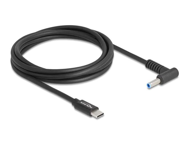 Delock Ladekabel USB-C zu HP 4.5 x 3.0 mm Stecker 1.5 m