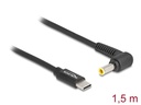 Delock Ladekabel USB-C zu Samsung 5.5 x 3.0 mm Stecker 1.5 m