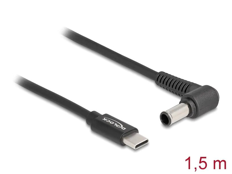 Delock Ladekabel USB-C zu Sony 6.0 x 4.3 mm Stecker 1.5 m