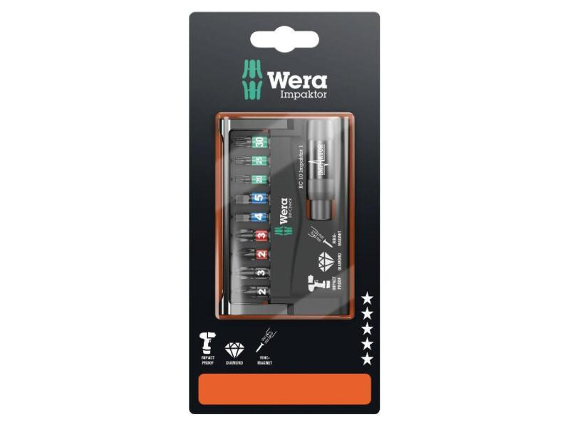 Wera Bit-Set Bit-Check 10 Impaktor 1, 10-teilig