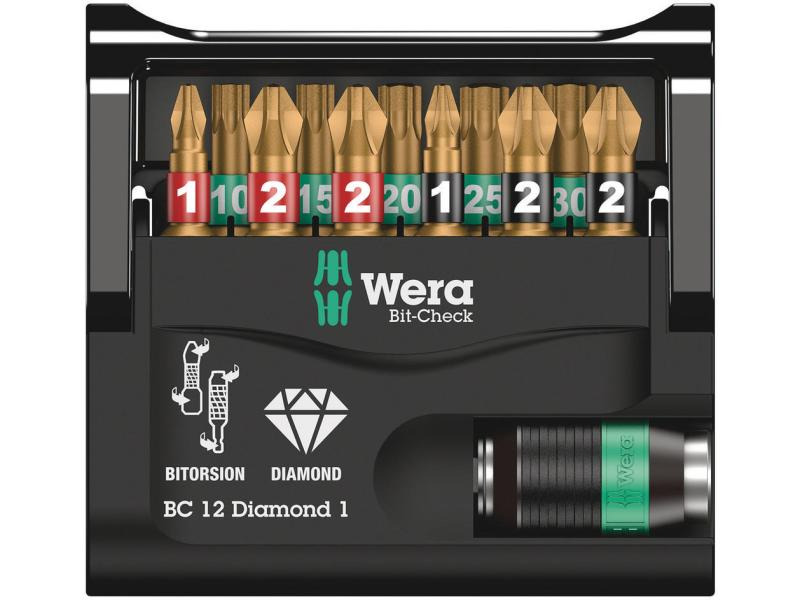 Wera Bit-Set Bit-Check 12 Diamond 1 12-teilig