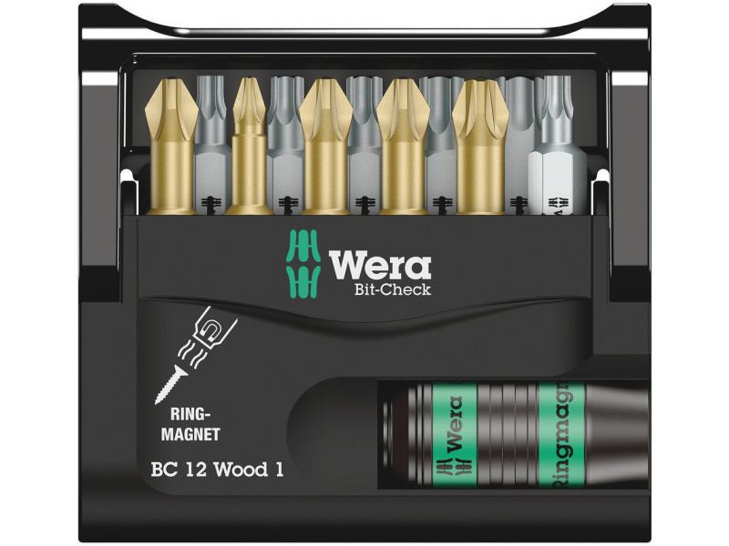 Wera Bit-Set Bit-Check 12 Wood 1 12-teilig