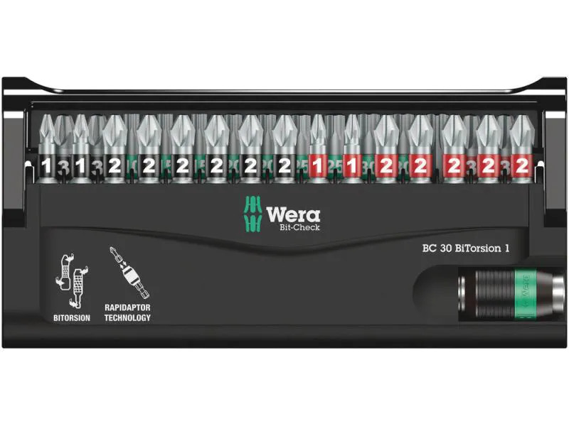 Wera Bit-Set Bit-Check 30 BiTorsion 1 30-teilig