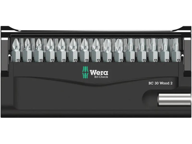 Wera Bit-Set Bit-Check 30 Wood 2 30-teilig