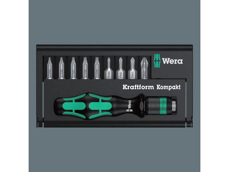 Wera Bit-Set Kraftform Kompakt 10-teilig