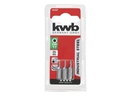 kwb Bit-Set 1/4 Torx T7 3-teilig