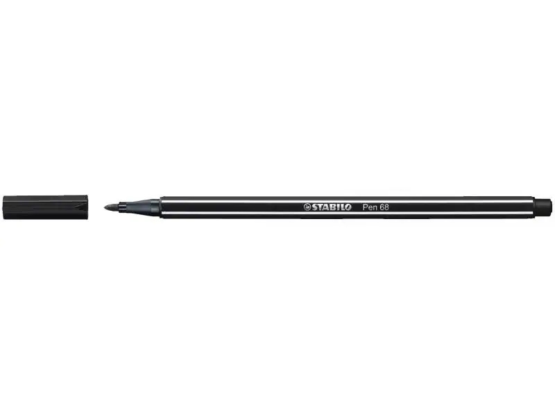 STABILO Fasermaler Pen 68, Schwarz