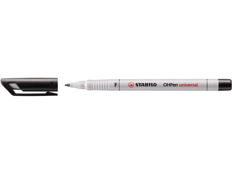 STABILO Folienstift OHPen Universal F 0.7 mm, Schwarz