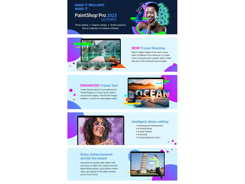 Corel PaintShop Pro 2023 Ultimate ESD, Vollversion, Multilingual