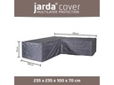 Jarda Cover Schutzhülle 235 x 235 x 100 x H 70 cm, Loungehülle, L-Form