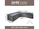 Jarda Cover Schutzhülle 300 x 300 x 100 x H 70 cm, Loungehülle, L-Form
