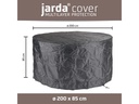 Jarda Cover Schutzhülle Ø 200 x H 85 cm, Sitzgruppenhülle