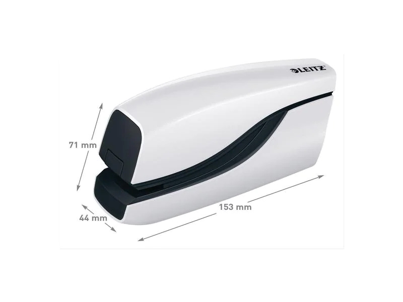 Leitz Elektrisches Heftgerät WOW 10 Blatt, Weiss