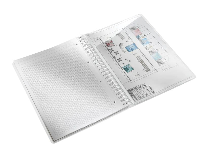 Leitz Notizheft WOW College A4, Kariert, Blau