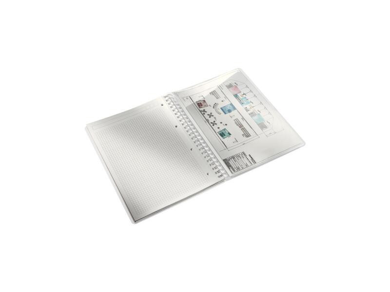 Leitz Notizheft WOW College A4, Kariert, Pink