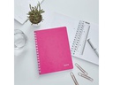 Leitz Notizheft WOW College A5, Kariert, Pink