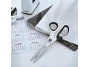 Leitz Schere WOW 20.5 cm, Rostfreier Stahl, Perlweiss