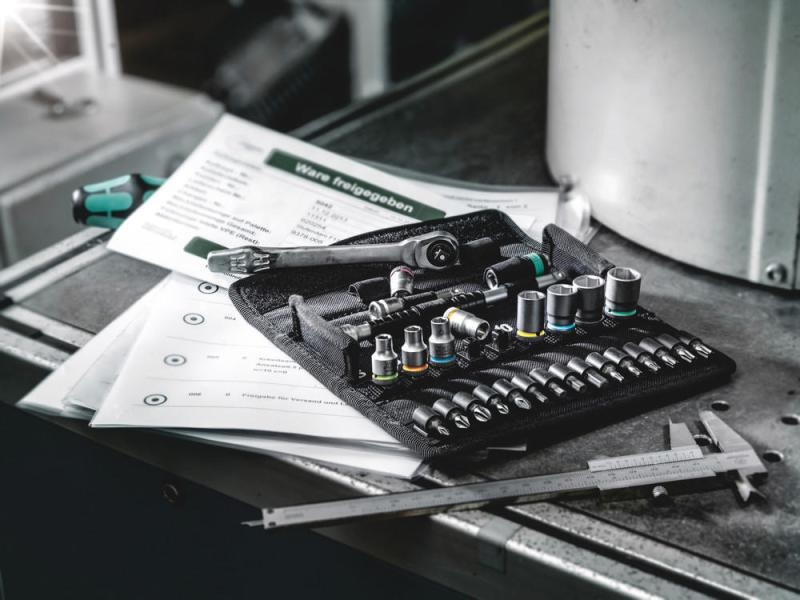 Wera Ratsche 8100 SA 7 Zyklop Metal 1/4