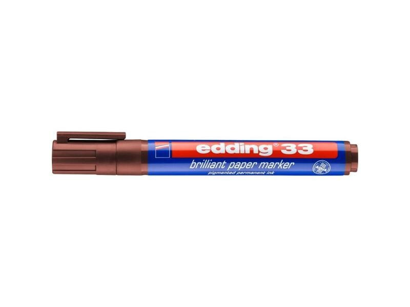 edding Permanent-Marker 33 Braun