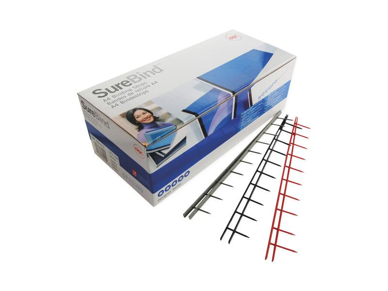 GBC Binderücken Sure Bind Weiss, 100 Stück