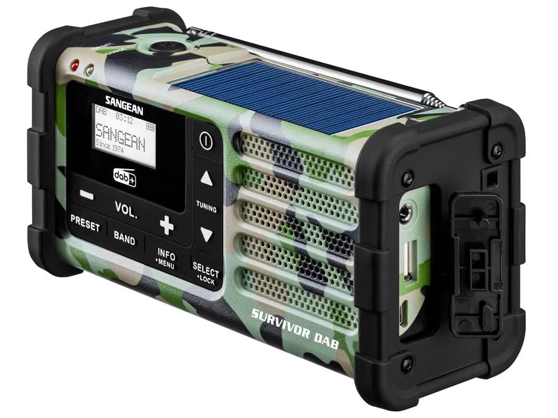 Sangean DAB+ Radio Survivor DAB Camouflage