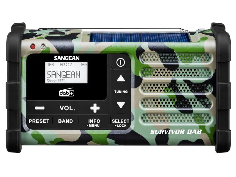 Sangean DAB+ Radio Survivor DAB Camouflage