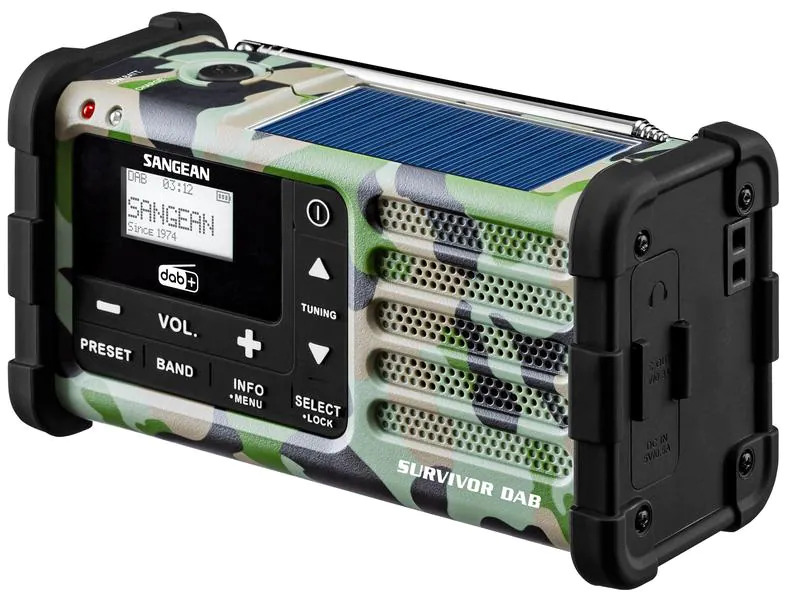 Sangean DAB+ Radio Survivor DAB Camouflage