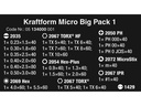Wera Schraubenzieher-Set Kraftform Micro Big Pack 1, 25-teilig