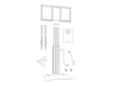 Celexon Elektrischer Standfuss Expert Adjust 4286PB - 90 cm Schwarz