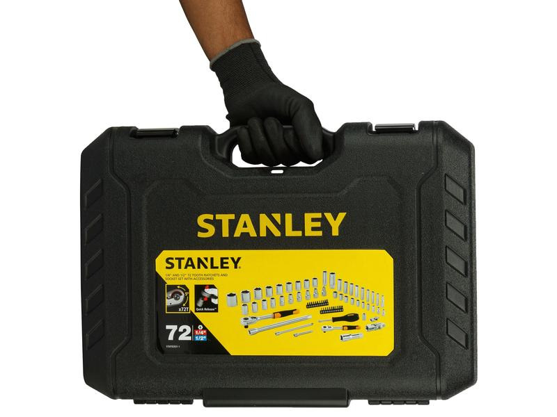 Stanley Fatmax Steckschlüssel-Set 1/2 + 1/4, 72-teilig