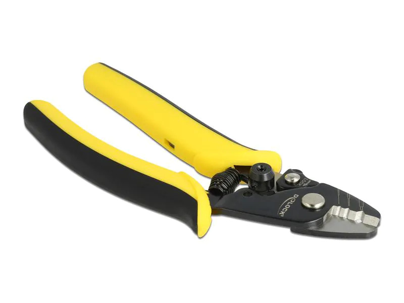 Delock Abisolierzange Glasfaser für LWL Kabel