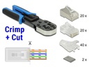 Delock Crimpset RJ45 Crimp&amp;Cut  Werkzeugset