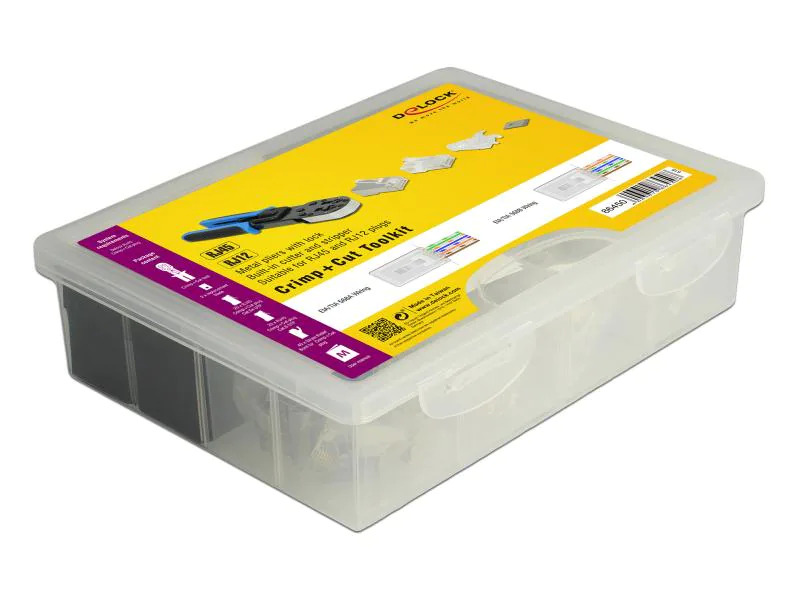 Delock Crimpset RJ45 Crimp&amp;Cut  Werkzeugset