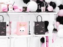Partydeco Geschenkbox Fledermäuse Schwarz