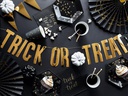 Partydeco Teller Trick or Treat 6 Stk., Schwarz/Gold