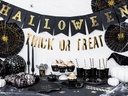 Partydeco Teller Trick or Treat 6 Stk., Schwarz/Gold