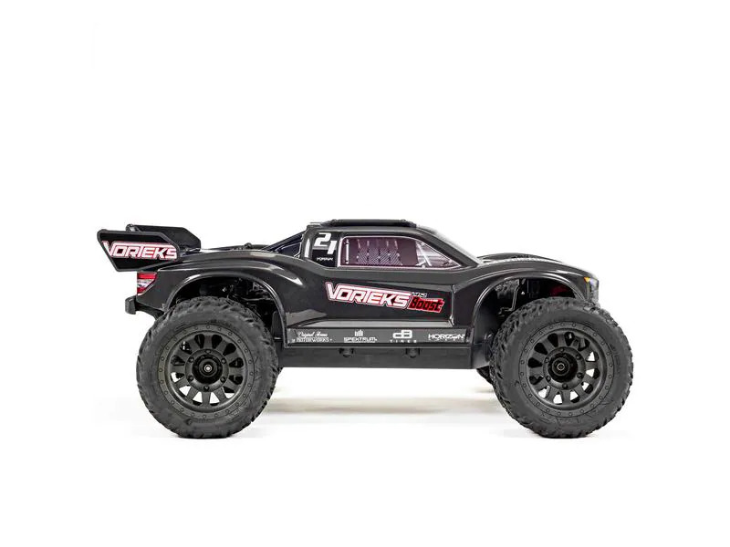 Arrma Stadium Truck Vorteks 4x2 Boost Mega, Schwarz RTR, 1:10