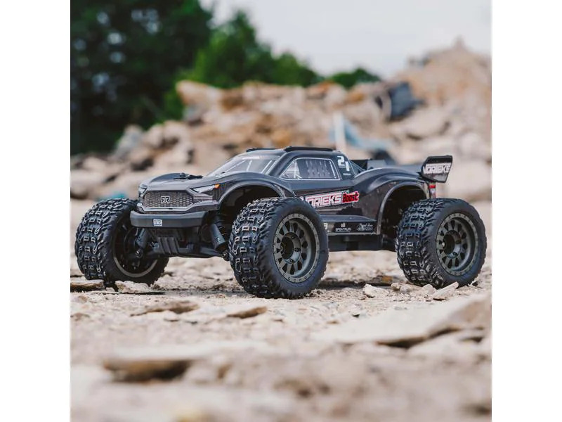 Arrma Stadium Truck Vorteks 4x2 Boost Mega, Schwarz RTR, 1:10