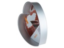 Decora Motiv-Backform Herz, Ø 35 cm, Silber