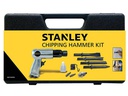 Stanley Druckluft-Meisselhammer Set mit 4 Einsätzen