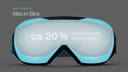 uvex Schutzbrille Megasonic, Klar