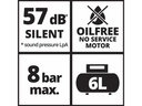 Einhell Kompressor TE-AC 6 Silent
