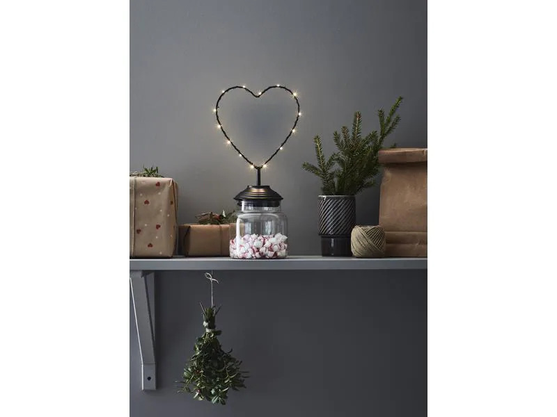 Markslöjd Guetzli-Dose Sweetie, 18 x 12 x 35.5 cm, mit LED-Herz