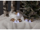 Star Trading LED-Figur Crystalo Igel Set, 6.5 cm, Braun