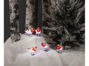 Star Trading LED-Figur Crystalo Vögel Set, 10 cm, Mehrfarbig
