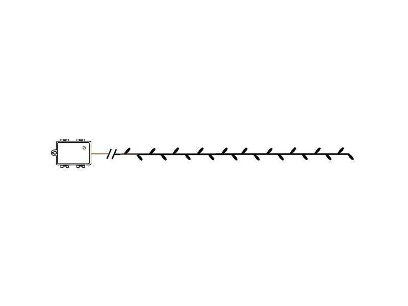 Star Trading LED-Lichterkette Akku, 40 LED, 2.8 m, Outdoor