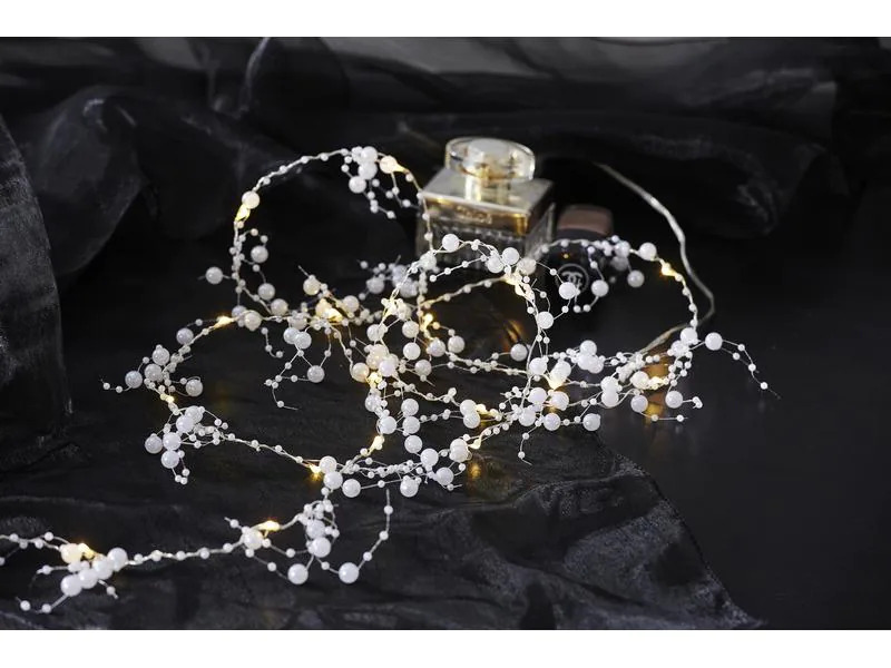 Star Trading LED-Lichterkette Dew Drop, 20 LED, 1.9 m, Indoor