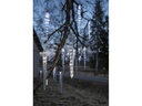 Star Trading LED-Lichtervorhang Gelido Eiszapfen, 24 LED, 7 m